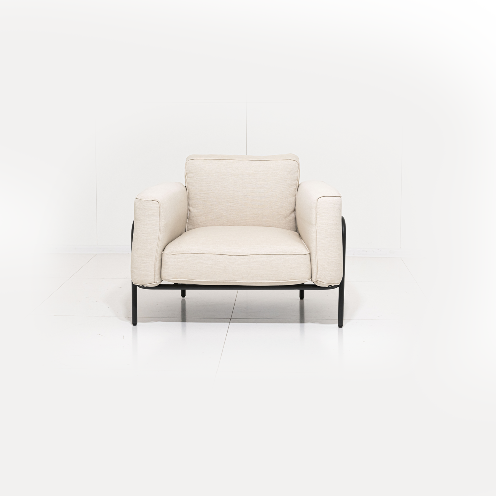 Outdoor Sessel Melan - Weiß 100x88x76cm