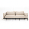 Outdoor-Sofa Melan - Braunsand 212x88x76cm