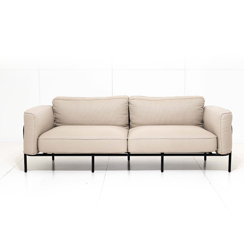 Outdoor Sofa Melan - Braun Sand 212x88x76cm | Marcottestyle