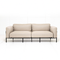 Outdoor-Sofa Melan - Braunsand 212x88x76cm