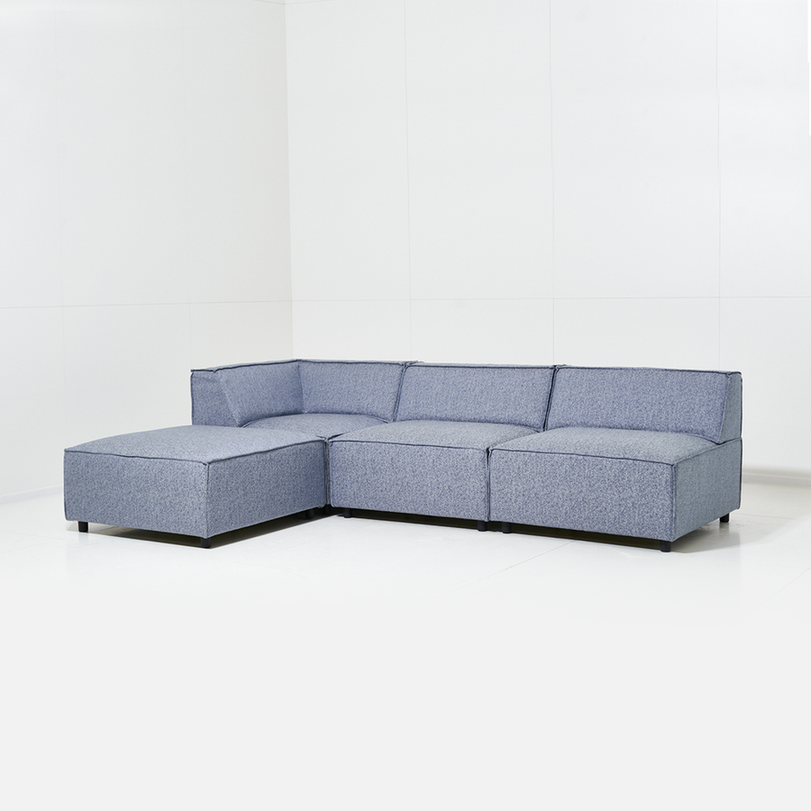 Buitenbank Soleia - Blauw 258x174x70cm