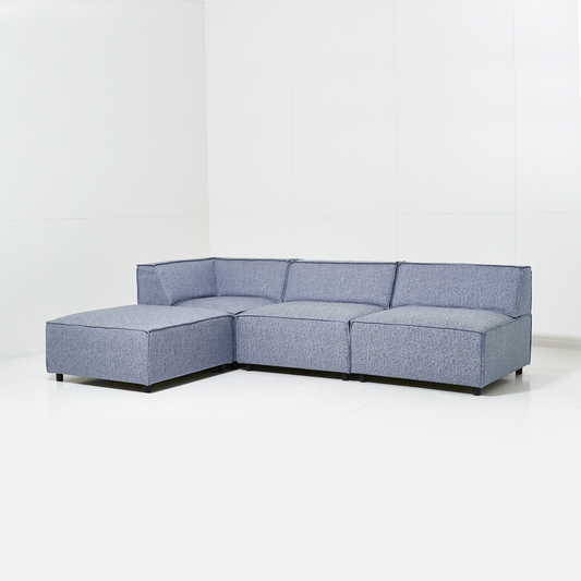 Outdoor Sofa Soleia - Blau 258x174x70cm | Marcottestyle