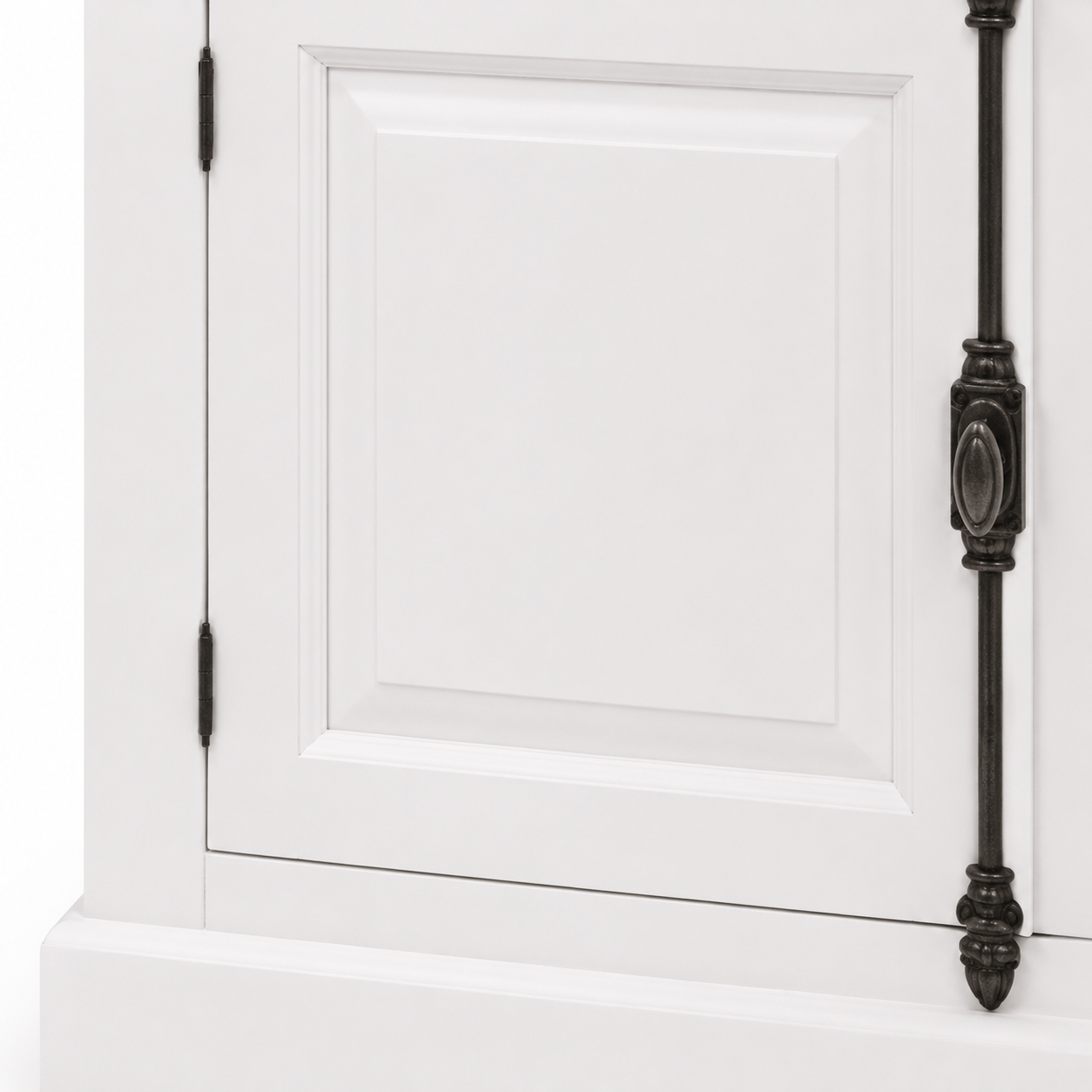 Display Cabinet - Somerset - Solid Pine - 120 x 50 x 228 cm - White