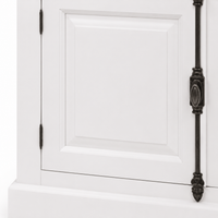 Display Cabinet - Somerset - Solid Pine - 120 x 50 x 228 cm - White