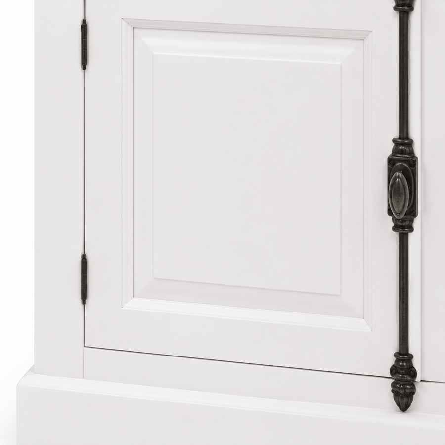 Display Cabinet - Somerset - Solid Pine - 120 x 50 x 228 cm - White