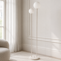 Vloerlamp Stella 3959S styled in modern luxury living room interior with Naturel sunlight and classic velvet furnishings photorealistic setting by Marcottestyle