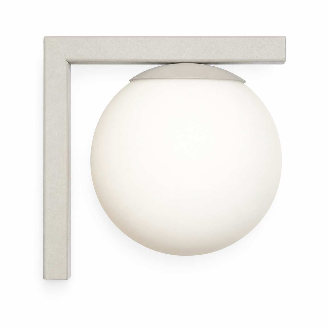 Wand Lamp Stella 7869O front view beige fabric shade on white background professional product photography by Marcottestyle