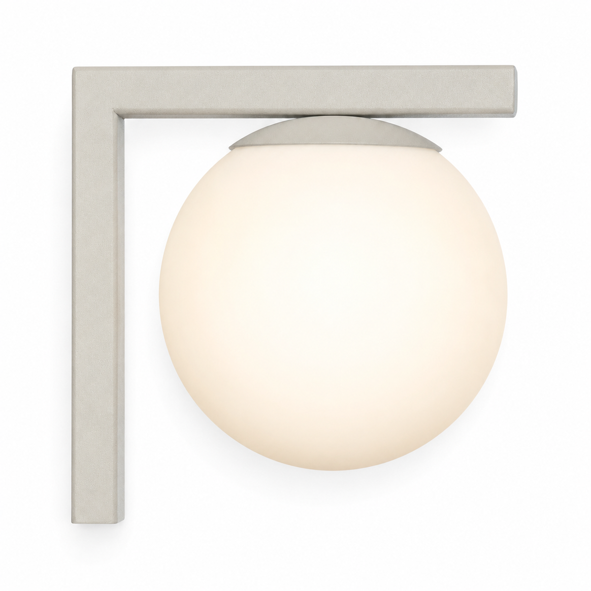 Wall Lamp Stella 7869O with light turned on showing warm glow through beige fabric shade professional studio shot by Marcottestyle