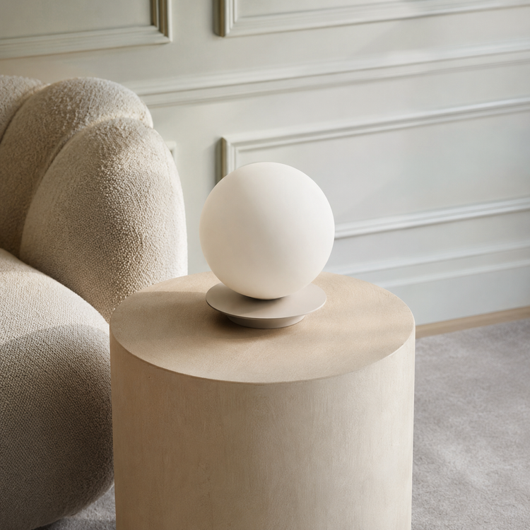 Table Lamp Stella 8417I styled in a modern luxury room interior with natural window light and elegant classic decor by Marcottestyle