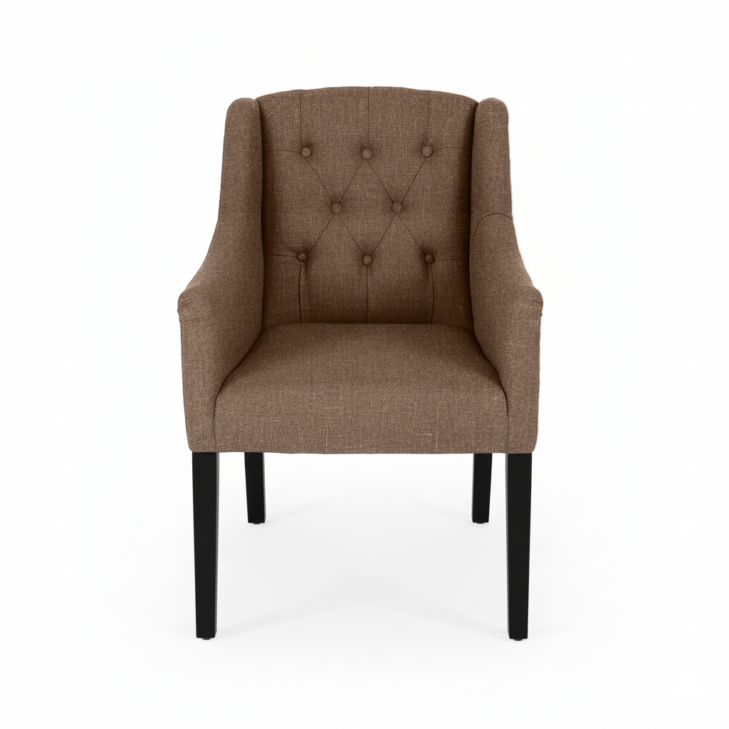 Dining Chair Canon – Bronze - Black feet