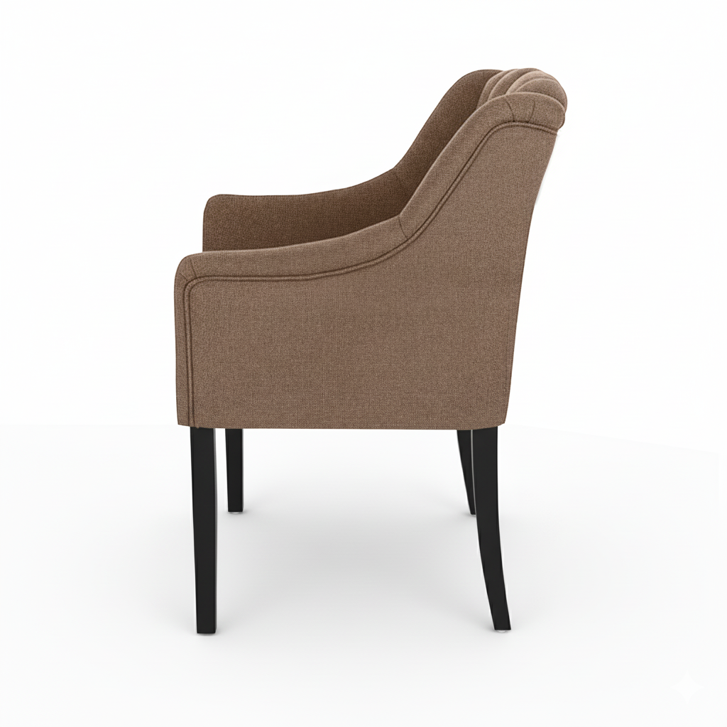 Dining Chair Canon – Bronze - Black feet