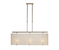 SUSPENSION 2610-T3-D100-BRONZO 3X E27 METAL L100CM LAMPSHADE