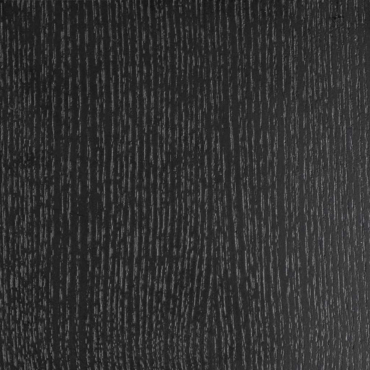 Black ash wood veneer swatch
