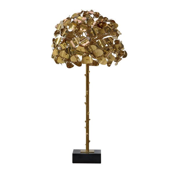 Table Lamp - Line Iris - MCS Polished Ti Gold | Marcottestyle