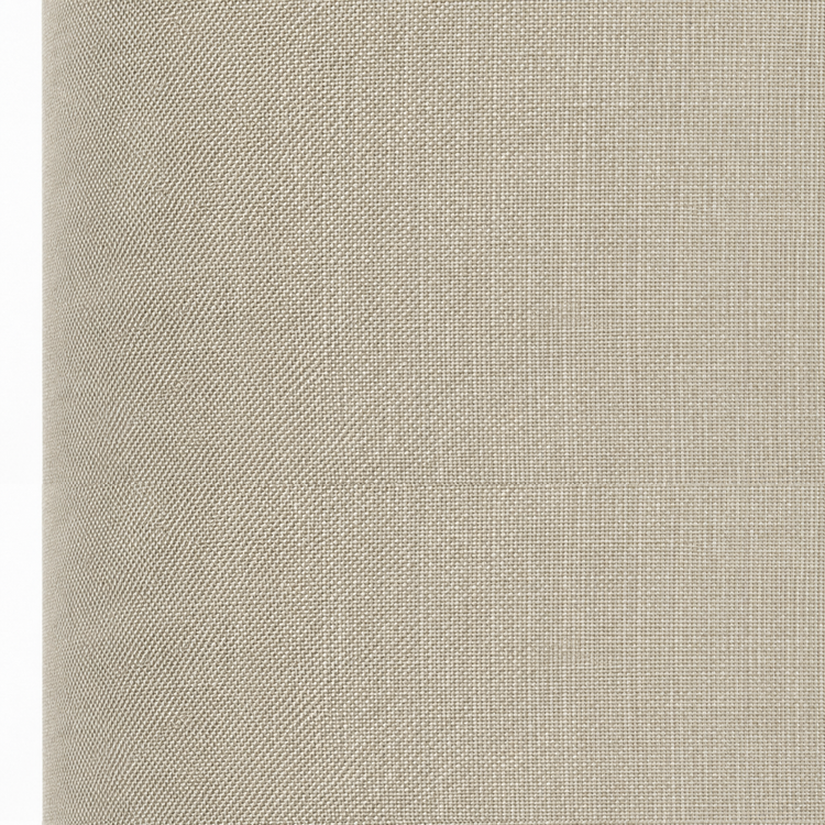 Close-up macro detail of Floor Lamp Thor 9680Q taupe showing intricate Sigrid 055 fabric texture, weave pattern and brushed metal finish at high resolution by Marcottestyle