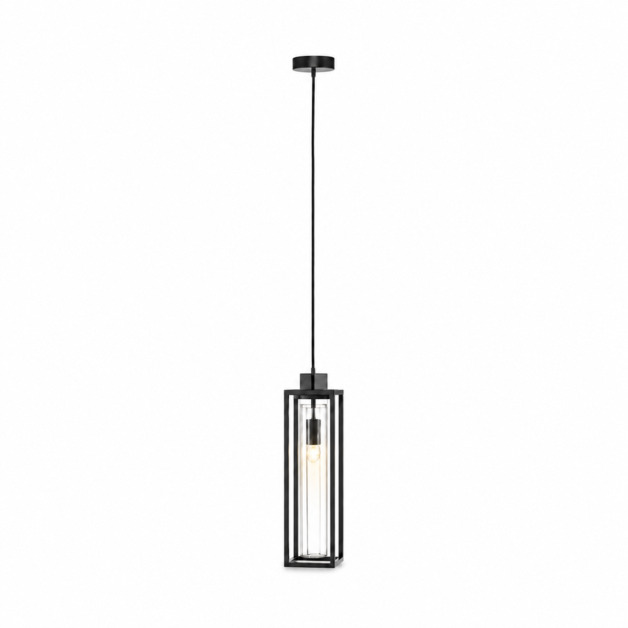 Hängelampe Tilda 7950B - 1xE27 - Schwarz pendant lamp illuminated mit warm light