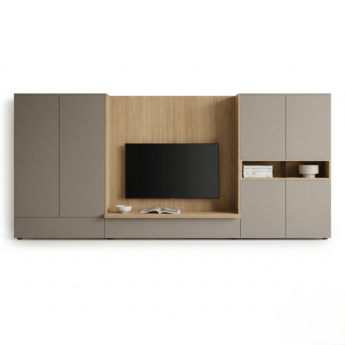 Torino Grande Wall TV Unit | Modern Italian Storage Entertainment System - Marcottestyle Shop | Marcottestyle