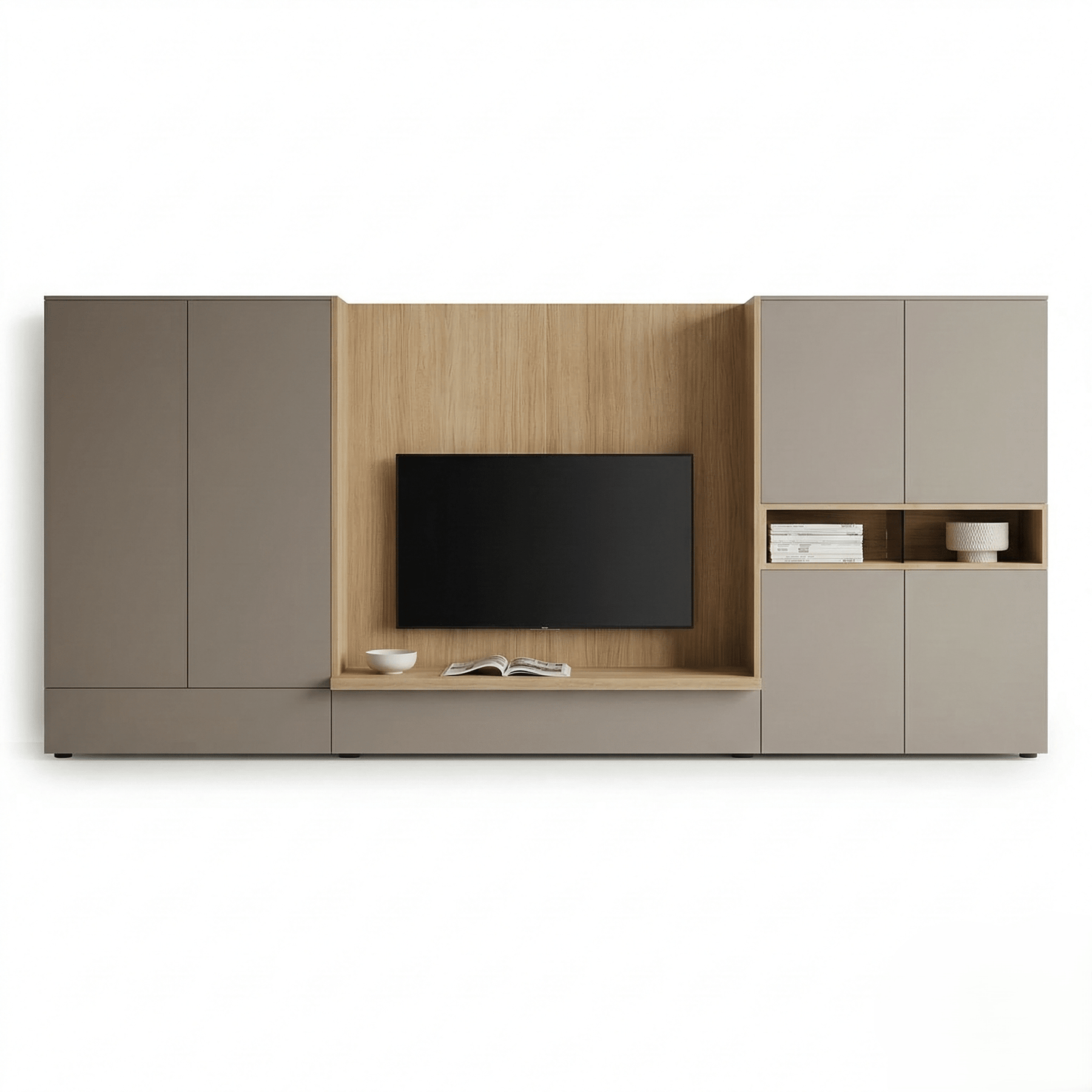 Torino Grande Wand TV Unit | Modern Italienisch Storage Entertainment System - Marcottestyle Shop