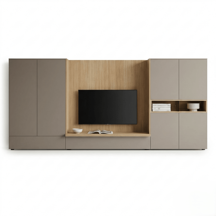 Torino Grande Wall TV Unit | Modern Italian Storage Entertainment System - Marcottestyle Shop | Marcottestyle