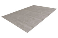 High-Pile Rug - Goronne Silver Grid 3