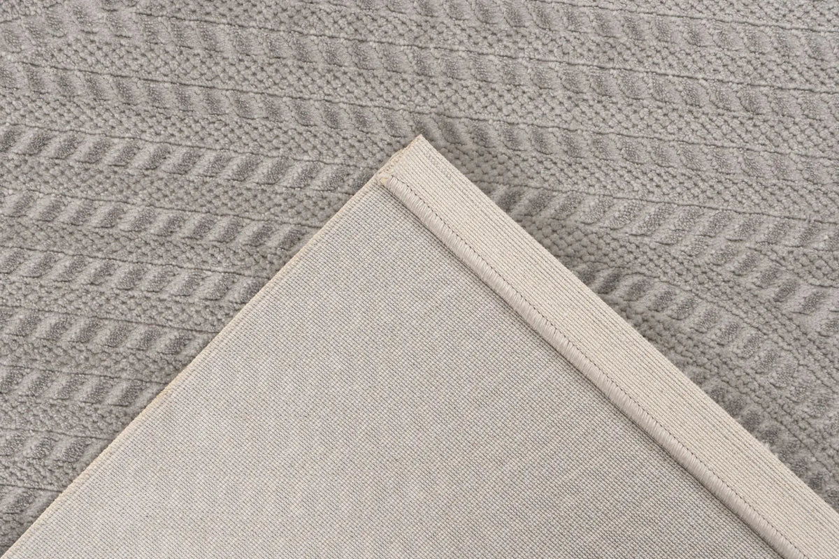 High-Pile Rug - Goronne Silver Arches