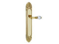 Door handle on plate with Swarovski crystal 60x400mm - 0A4440