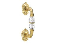 Porte Pull Handle on Roses avec Swarovski Crystal - 0N7405