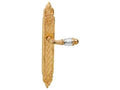 Tür lever handles set on plates mit Swarovski crystal - 0A1641