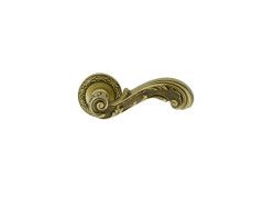 Door lever handles set on roses - 0R6516