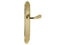 Porte handle on plate 60x400mm - 0A4444