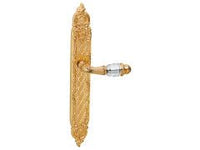 Tür lever handles set on plates mit Swarovski crystal - 0A1641