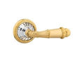 Door lever handles set on roses with Swarovski crystal exclusive - 0R6220