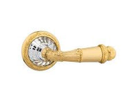 Door lever handles set on roses with Swarovski crystal exclusive - 0R6220