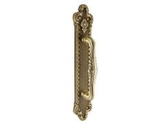 Tür pull handle on plate Treasure - 0M2424