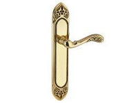 Porte handle on plate 60x400mm - 0A4460