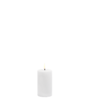 Grooved Pillar Candle W5,8 x H10,1cm | Marcottestyle