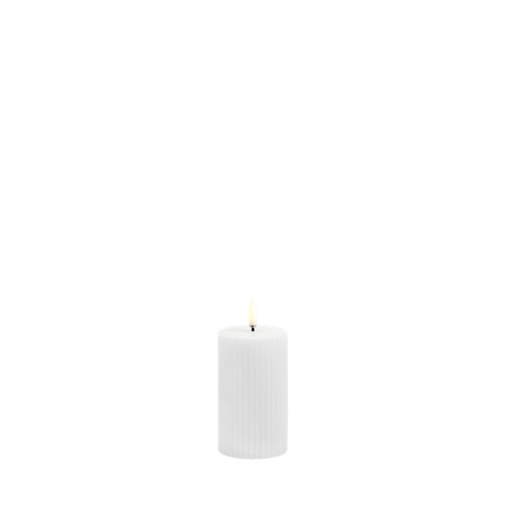 Grooved Pillar Candle W5,8 x H10,1cm | Marcottestyle