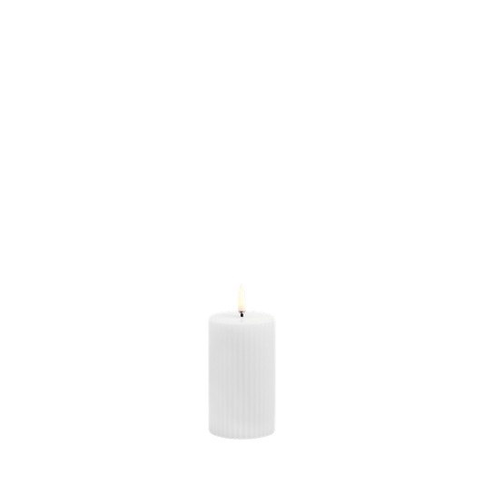 Grooved Pillar Candle W5,8 x H10,1cm | Marcottestyle