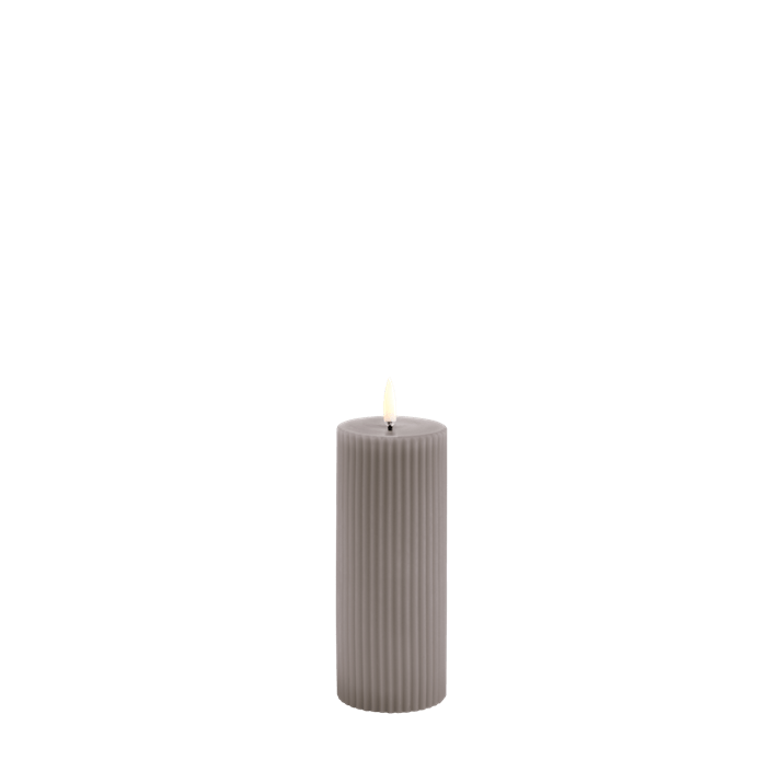 Grooved Pillar Candle W5,8 x H15,2cm | Marcottestyle