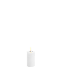 Geschmolzene Säulenkerzen glatt W5 x H7,5 cm | Marcottestyle
