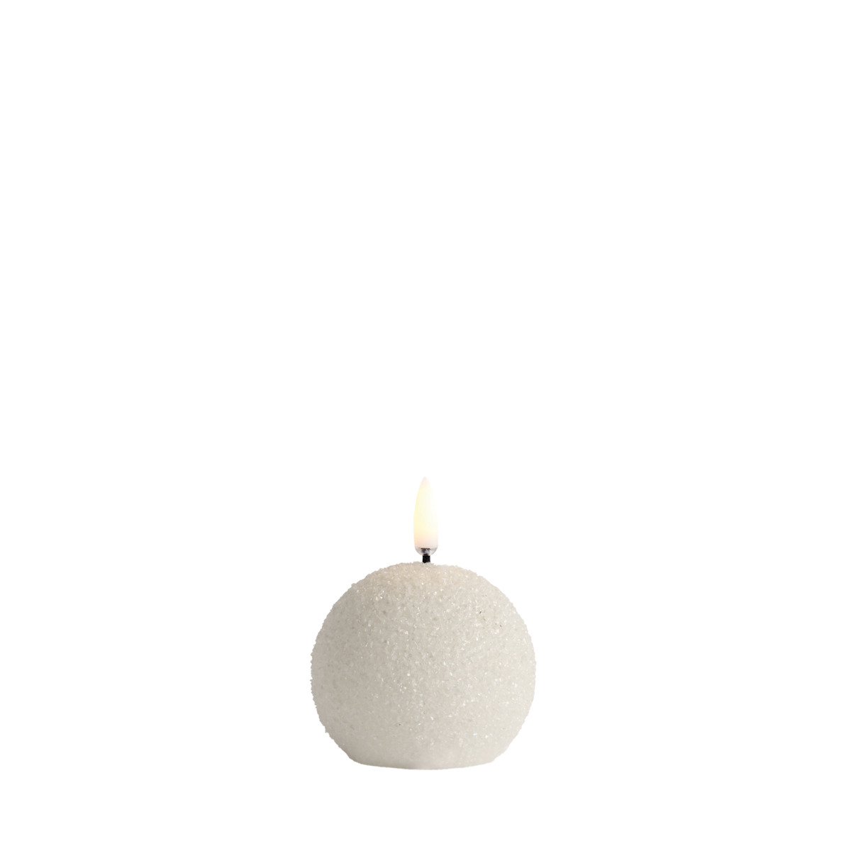 Glitter Round Bougie W7 x H7cm