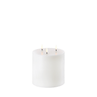 Triple Flame Pillar Candle W15,2 x H15,2cm