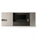 Valterra Grande Luxury TV Wandregal – Modern Italienisch Entertainment Wand System