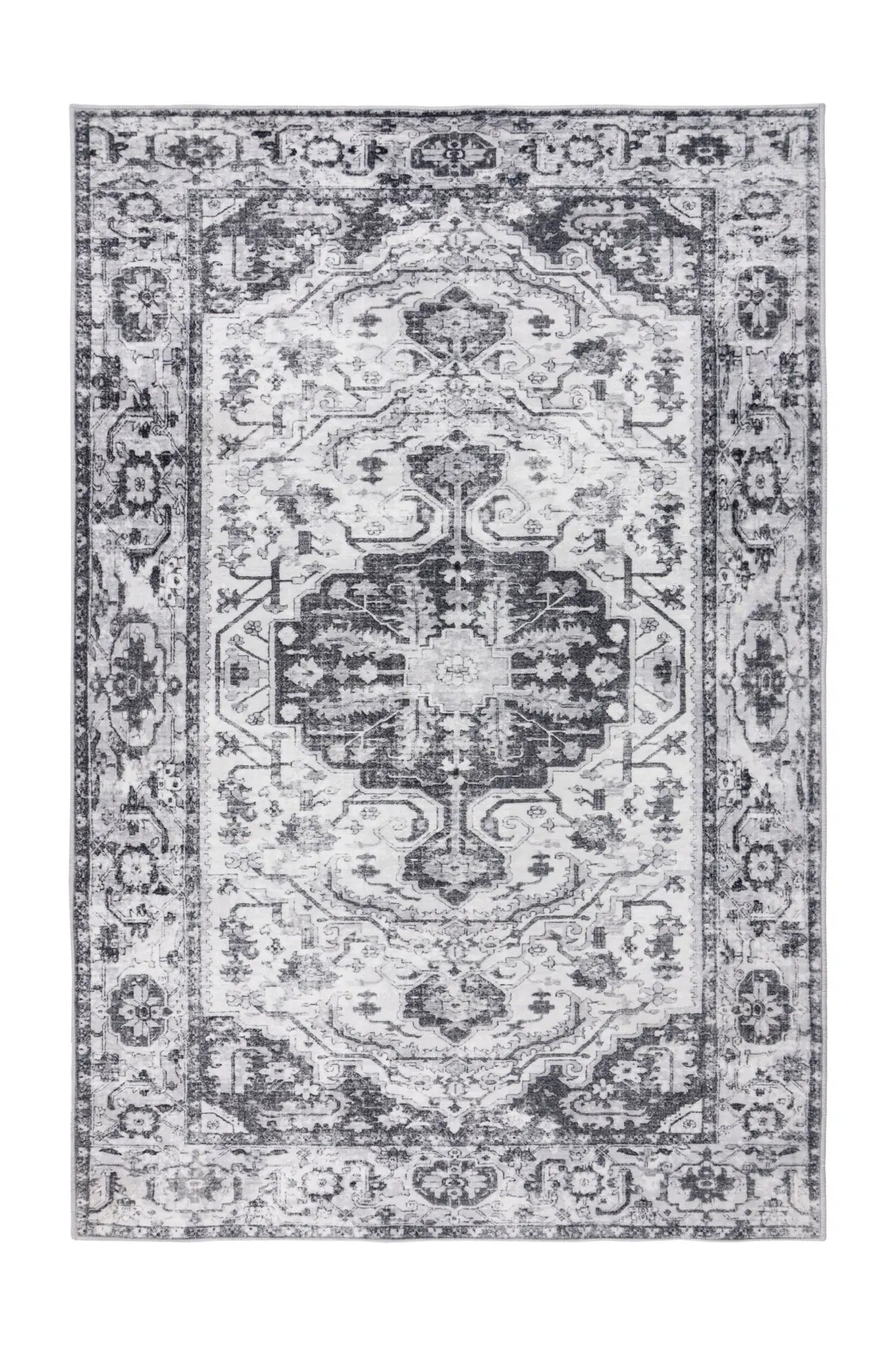 Low-Pile Rug - Indira Silver