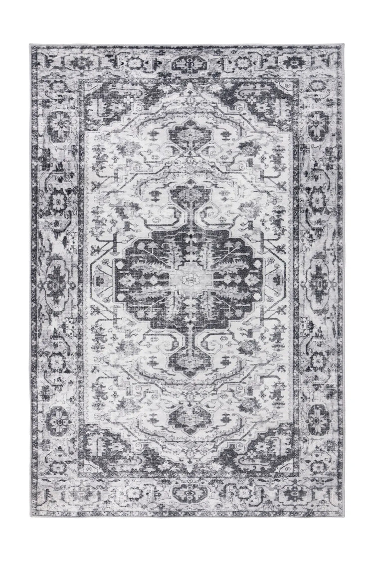 Low-Pile Rug - Indira Silver