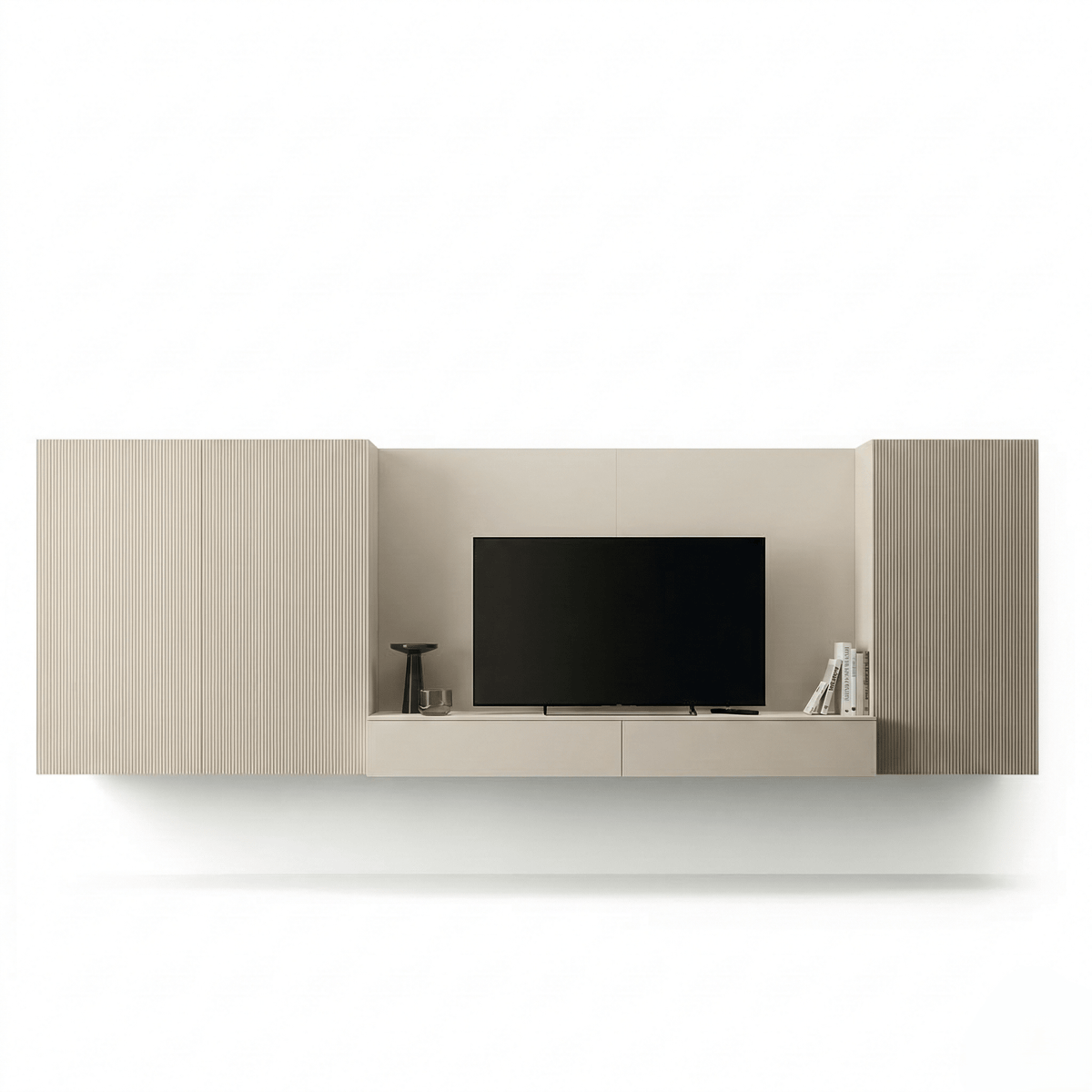 Velaro Luxe Floating TV Wall Unit | Modern Italian Designer Media System - Marcottestyle Shop | Marcottestyle