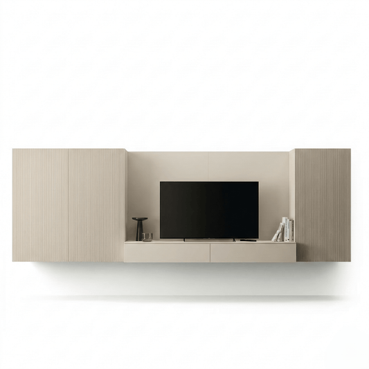 Velaro Luxe Floating TV Wall Unit | Modern Italian Designer Media System - Marcottestyle