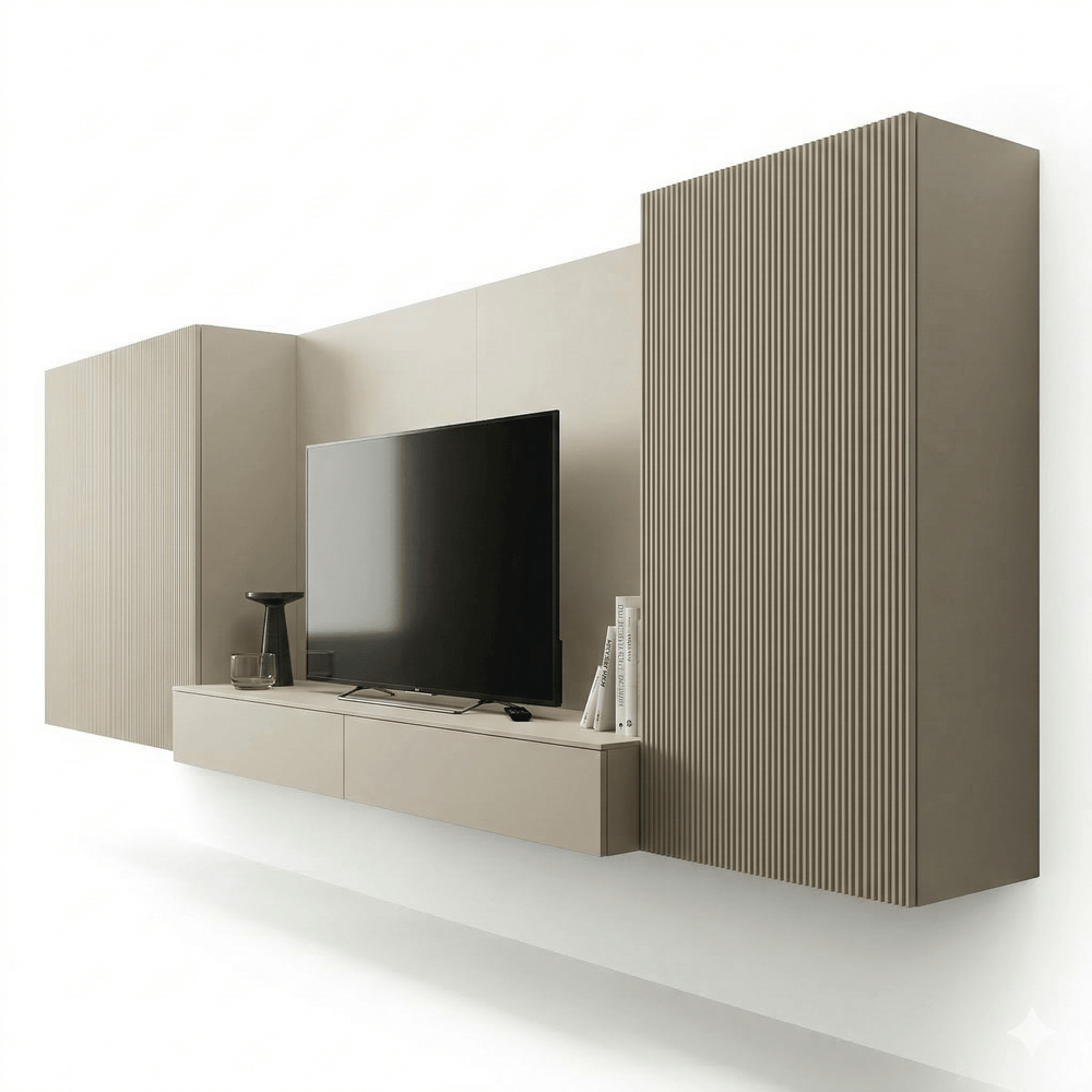 Velaro Luxe Floating TV Wall Unit | Modern Italian Designer Media System - View 2