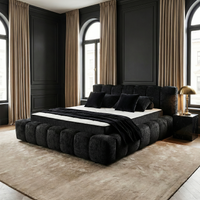 Lit Vellura - Noir | Slatted Base & Matress