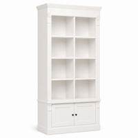 Bookcase - Vendôme - Solid Pine - 90 x 53 x 220 cm - White